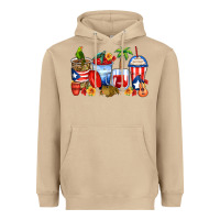 Mushroom puerto rico coffee cups Heavyweight Hoodie - Zillion Design Studio