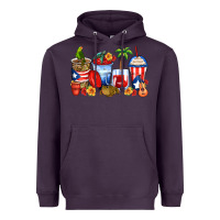 Plum puerto rico coffee cups Heavyweight Hoodie - Zillion Design Studio