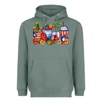 Sage puerto rico coffee cups Heavyweight Hoodie - Zillion Design Studio