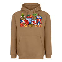 Toasted Coconut puerto rico coffee cups Heavyweight Hoodie - Zillion Design Studio