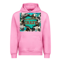 Fuchsia Pink western beautiful crazy Urban Hoodie - BarkalooDesign