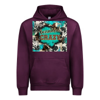 Mauve Wine western beautiful crazy Urban Hoodie - BarkalooDesign