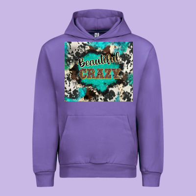 Western Beautiful Crazy Urban Hoodie Designed By Barkaloodesign