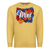 Antique Gold American mini heart Premium Sweatshirt - Neo Western