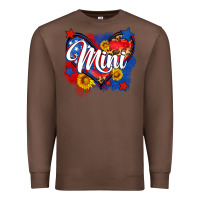 Chestnut American mini heart Premium Sweatshirt - Neo Western
