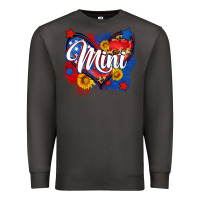 Smoke American mini heart Premium Sweatshirt - Neo Western
