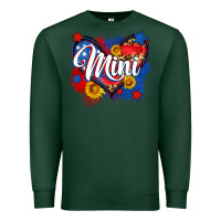 Sports Green American mini heart Premium Sweatshirt - Neo Western