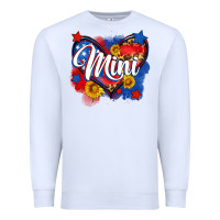 White American mini heart Premium Sweatshirt - Neo Western
