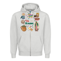 Dove Grey tis the season Zipper Hoodie - MaliasSmallBusiness