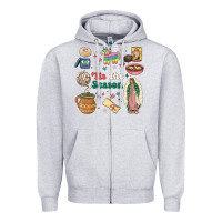 Heather Grey tis the season Zipper Hoodie - MaliasSmallBusiness