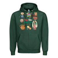 Sports Green tis the season Zipper Hoodie - MaliasSmallBusiness