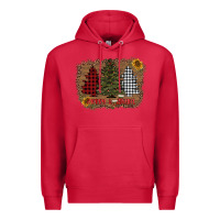 Cardinal merry and bright with tree's Premium Hoodie - AdoDesignShop