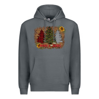 Rock merry and bright with tree's Premium Hoodie - AdoDesignShop