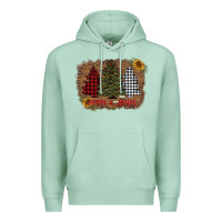 Seafoam merry and bright with tree's Premium Hoodie - AdoDesignShop