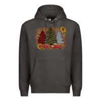 Smoke merry and bright with tree's Premium Hoodie - AdoDesignShop