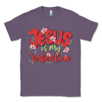 Lavender jesus is my valentine Classic Tee - MaliasSmallBusiness