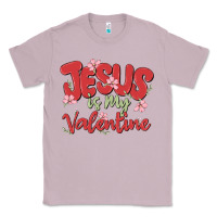 Lilac jesus is my valentine Classic Tee - MaliasSmallBusiness