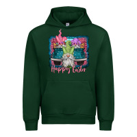 Forest Green happy easter gnomes farm truck Urban Hoodie - Jasminsmagicworld
