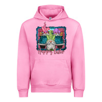 Fuchsia Pink happy easter gnomes farm truck Urban Hoodie - Jasminsmagicworld