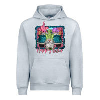 Heather Grey happy easter gnomes farm truck Urban Hoodie - Jasminsmagicworld