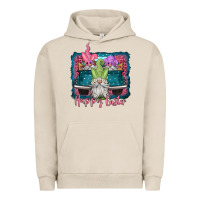Pigment French Oak happy easter gnomes farm truck Urban Hoodie - Jasminsmagicworld
