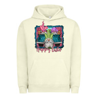 Pigment Pistachio happy easter gnomes farm truck Urban Hoodie - Jasminsmagicworld