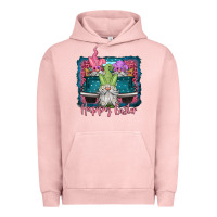 Pigment Salmon happy easter gnomes farm truck Urban Hoodie - Jasminsmagicworld