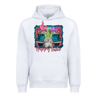 White happy easter gnomes farm truck Urban Hoodie - Jasminsmagicworld
