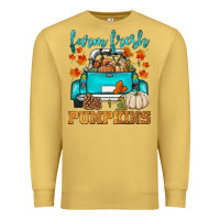Antique Gold farm fresh pumpkins Premium Sweatshirt - HRA Design Shop