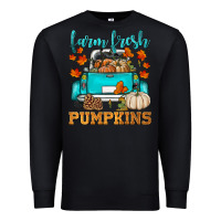 Black farm fresh pumpkins Premium Sweatshirt - HRA Design Shop