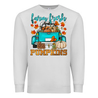 Dove Grey farm fresh pumpkins Premium Sweatshirt - HRA Design Shop