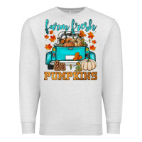 Oatmeal Heather farm fresh pumpkins Premium Sweatshirt - HRA Design Shop