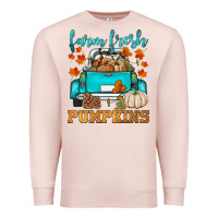 Pale Pink farm fresh pumpkins Premium Sweatshirt - HRA Design Shop