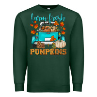 Sports Green farm fresh pumpkins Premium Sweatshirt - HRA Design Shop