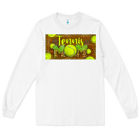 White tennis mom license plate Long Sleeve Tee - BarkalooDesign