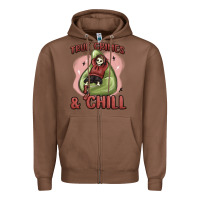 Chestnut true crimes & chill Zipper Hoodie - MaliasSmallBusiness