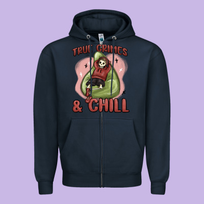 Zipper Hoodie true crimes & chill
