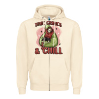 Sandshell true crimes & chill Zipper Hoodie - MaliasSmallBusiness