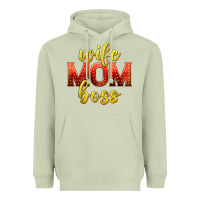 Matcha wife mom boss Heavyweight Hoodie - texasbilliewilder