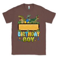 Chestnut customized dinosaur birthday boy Classic Tee - MaliasSmallBusiness