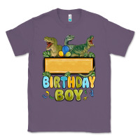 Lavender customized dinosaur birthday boy Classic Tee - MaliasSmallBusiness