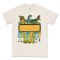 Natural customized dinosaur birthday boy Classic Tee - MaliasSmallBusiness