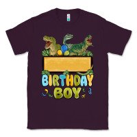 Plum customized dinosaur birthday boy Classic Tee - MaliasSmallBusiness