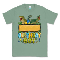 Sage customized dinosaur birthday boy Classic Tee - MaliasSmallBusiness