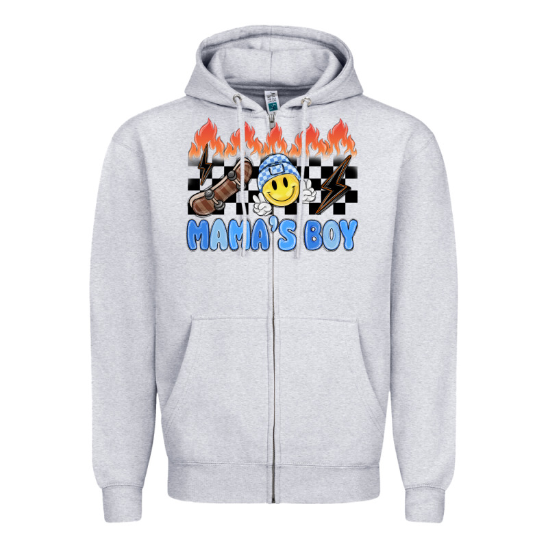 Mama's Boy Zipper Hoodie by MaliasSmallBusiness | Teevron