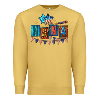 Antique Gold American Nana 4th of july Premium Sweatshirt - CowGirlArtShop