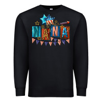Black American Nana 4th of july Premium Sweatshirt - CowGirlArtShop