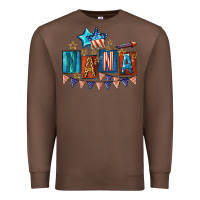 Chestnut American Nana 4th of july Premium Sweatshirt - CowGirlArtShop