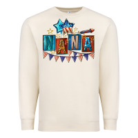 Sandshell American Nana 4th of july Premium Sweatshirt - CowGirlArtShop