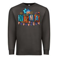Smoke American Nana 4th of july Premium Sweatshirt - CowGirlArtShop